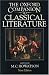 The Oxford Companion to Classical Literature