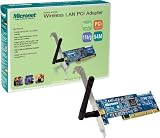 MICRONET 54Mbps WIRELESS WIFI LAN PCI CARD ADAPTER NEW
