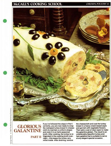 McCall's Cooking School Recipe Card (Chicken, 