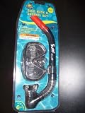 Surf Club Adult Size Swim Mask & Snorkel Set