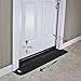EZ-ACCESS Transitions Rubber Angled Entry Mat, Black, 2.5 Inch Rise