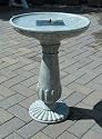 Solar powered elegant traditional water feature