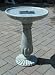 Solar Birdbath Portsmouth Weathered Stone