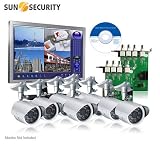 Sun Security 8 Channel Security Camera DVR Video Surveillance System