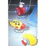 3 Piece Ceramic Fish Bath Accessory Set by LTD