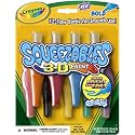 Squeezable Washable 3-D Paint - Bold - 9 ct