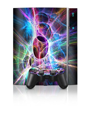 Static Discharge Design PS3 Playstation 3 Body Protector Skin Decal Sticker