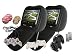 New Gray Color Pair Headrest With Zipper Covers 9 LCD Car Monitors with Region Free Sony DVD player USB SD Inc. 2 Wireless Dual Channel Headphones and 32 Bit Game and 2 Wireless game controllers