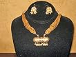 Women's Gift-handcrafted Lacquer Necklace with Earrings 3pc Set