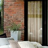 This Morning by Catherine Lansfield Portabello Curtains Natural 72