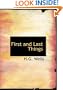 First and Last Things (Large Print Edition)