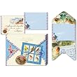 Birds Feathers Notepad Love Letters Magnetic closure, Punch Studio