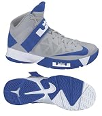 Nike 525017006 Zoom Soldier VI TB Men's Basketball Shoes (Wolf Grey/Game Royal-White)