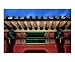 Traditional Coloured Roof Construction. Korea. Architecture Photographic Poster Print...