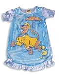 Scooby-Doo - Toddler Girls Short Sleeved Nightgown, Lt. Blue, Yellow