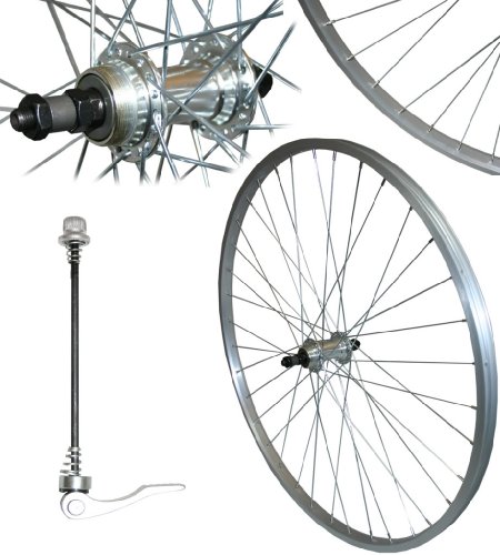 700c Alloy Q/r Hybrid Bike Rear Wheel 36 Hole Screw On Twr100
