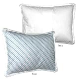 Review Nautica Home PWS90389BLNAP6 / Nautica Greenwich 12 by 16-Inch Breakfast Pillow, Blue