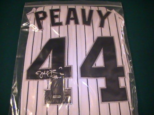 JAKE PEAVY SIGNED AUTOGRAPHED CHICAGO WHITE SOX JERSEY W/ HOLOGRAM + COA