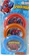 Marvel Spiderman Flying Discs (3 pcs mini discs set)