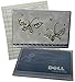 White & Blue Butterfly Debit Card Holder with Debit Register & Photo Insert