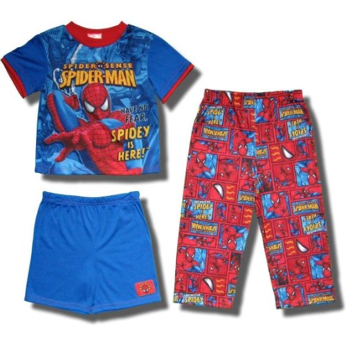  Spiderman "Have No Fear, Spidey is Here" 3 piece pajama set for Boys