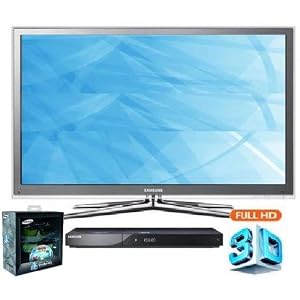 Samsung UN46C8000 3D LED TV, BDC6900 3D Blu-ray Player & SSGP2100T 3D ...