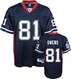 Terrell Owens Navy Reebok NFL Premier Buffalo Bills Jersey - XX-Large