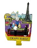 7.25 Casino Gambling Craps Table Christmas Stocking Holder