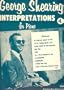 George Shearing Interpretations for Piano Number 4 (Cover Photo: George Shearing)