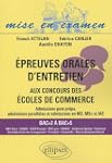 Epreuves orales d'entretien aux conco...