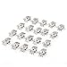 VivReal® 20 Blank Stainless Steel Shoe Clips Findings DIY Craft [Office Product]