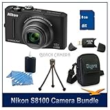 Nikon Coolpix S8100 12.1 MP CMOS Digital Camera with 10x Zoom-Nikkor ED Len ....