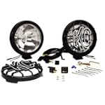 KC HiLiTES 801 Rally 800 Series Black Stainless Steel 130-Watt Long Range Off Road and Driving Light System