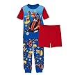 Boys' 3pc Mario Pajama Set - Red