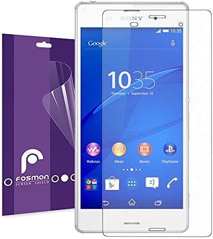 Fosmon Anti-Glare (Matte) Screen Protector for Sony Xperia Z3 - 3 Pack