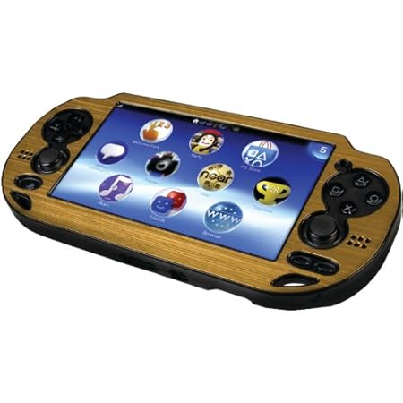 PS Vita Metallic Faceplate Plastic Case - Gold