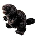 Plush Beaver Puppet 18"