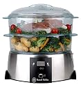 Russell Hobbs - 11848-56 - Cuiseur Vapeur - Minceur - 2 Etages : 3,1 + 3,2L - 650 W - Inox