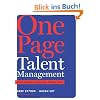 One Page Talent Management: Eliminating Complexity, Adding Value