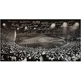 Los Angeles Dodgers - Coliseum Night Game - Autographed 12x23 Photograph Signed by 21 All Time Dodger Greats