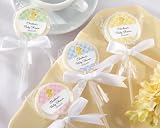Baby Shower Wedding Personalized Vanilla Swirl Lollipop Set of 24 K19022NA Quantity of 1