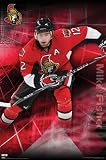 Ottawa Senators (Mike Fisher) Sports Poster Print - 22x34 Poster Print, 22x34