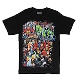 Marvel - Mens Group Shot T-shirt X-large Black