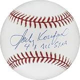 Sandy Koufax MLB Baseball w/ 4x All Star Insc.