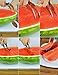 Premium 3-IN-1 Watermelon Slicer with Corer Server Watermelon Forks Quality Stainless Steel Melon Knife Cutter with Wooden Handle for Easier Grip, Smart Kitchen Gadget, Dishwasher Safe Kitchen Tools