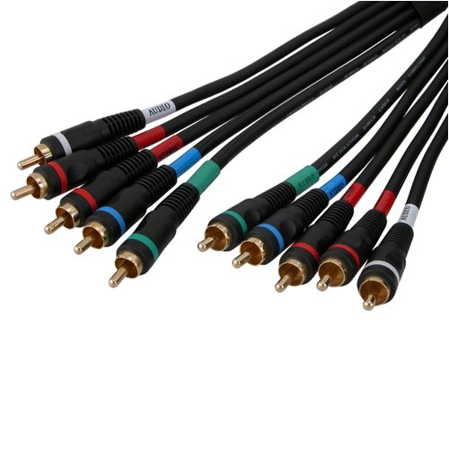5 RCA Component Audio Video Cable, 50 FT