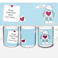 Personalised Love Machine Mug Great Fun Gift for Boys Men Boyfriend Birthday Christmas Valentines Day Anniversary