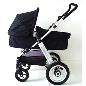 BRAND NEW BLACK MAMAKIDDIES BABY TRAVEL SYSTEM BABY STROLLER CARRYCOT PUSH CHAIR *NEXT DAY DELIVERY*