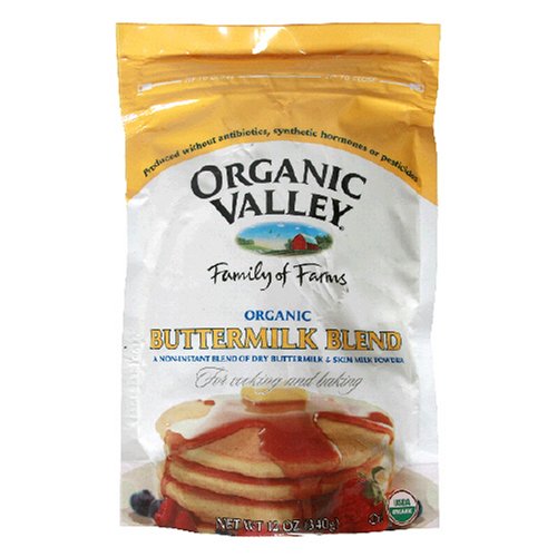 Organic Valley Organic Buttermilk Powder Cultured, 12-Ounce Bags (Pack of 4)
