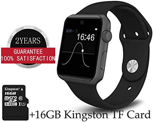 DM09 Bluetooth Smart Watch 2.5D ARC HD Screen Support SIM Card Wearable Devices Smartphone Fitness Tracker For IOS Android - Black